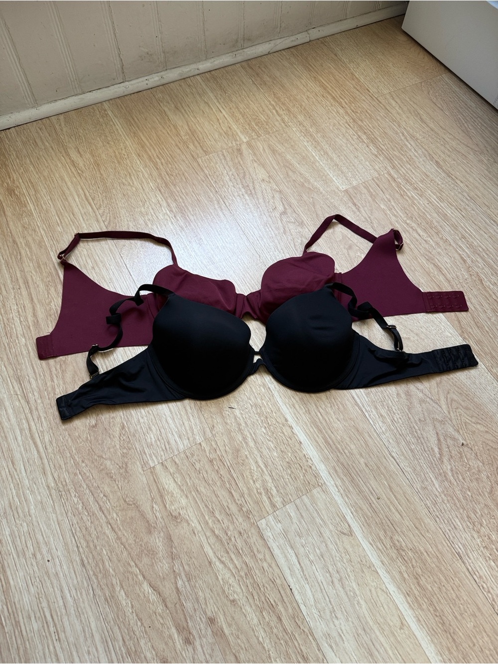 Soma Embraceable Micro Sweetheart Demi Bra Black /VANISHING Unlined Perfect 34D